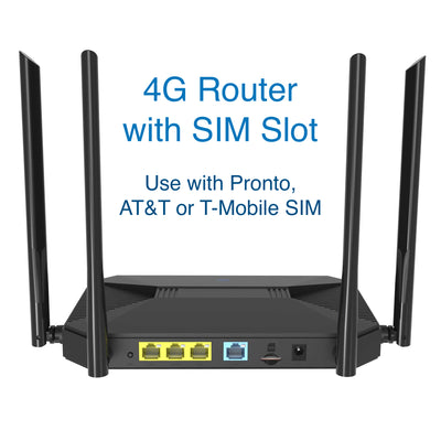 PP14US - 4G LTE Router with WIFI, SIM Card Slot - smbWIFI