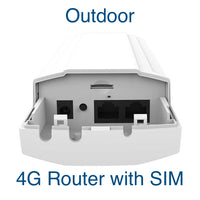 PP14O | unlocked Outdoor POE capable 4G LTE Router with SIM Slot and local GUI - smbWIFI
