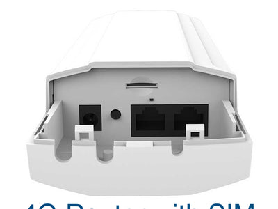 PP14O | unlocked Outdoor POE capable 4G LTE Router with SIM Slot and local GUI - smbWIFI
